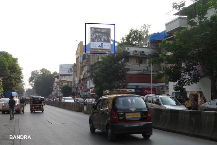 Hoardings / Billboards on Linking Road, Opposite McDonalds in Mumbai